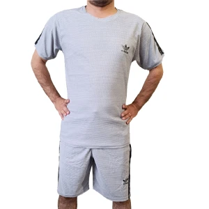 ست تیشرت و شلوارک مردانه طرح آدیداس