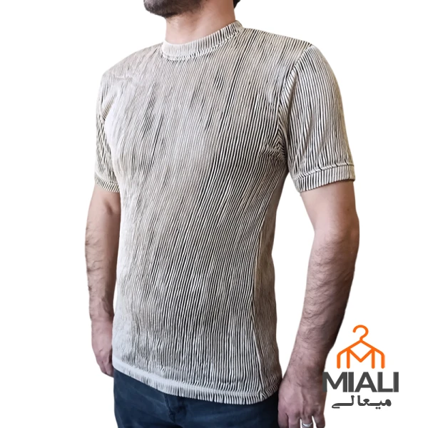 تیشرت مردانه سوپر پنبه برجسته