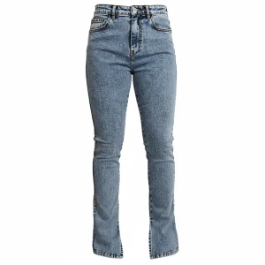 شلوار جین راسته چاک دار زنانه